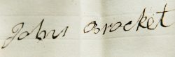 GM John Brocket signature 1831