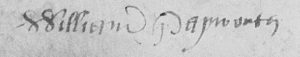 William Papworth Jul 1616 Hitchin PR signature